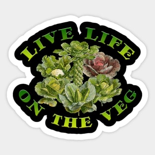 Live Life on the Veg Sticker